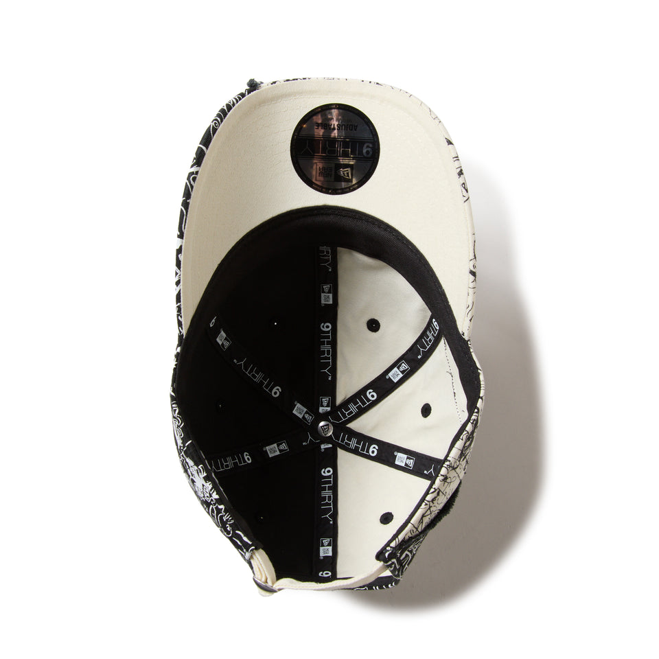 9THIRTY TARO OKAMOTO 岡本太郎 バイザー ブラック/クロームホワイト | NEW ERA ニューエラ公式オンラインストア