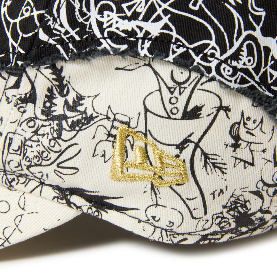 9THIRTY TARO OKAMOTO 岡本太郎 バイザー ブラック/クロームホワイト | NEW ERA ニューエラ公式オンラインストア