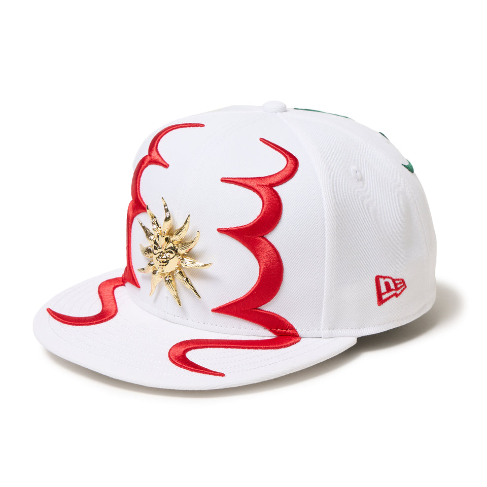 59FIFTY TARO OKAMOTO 岡本太郎 太陽の塔 ピンズ ホワイト | NEW ERA ニューエラ公式オンラインストア