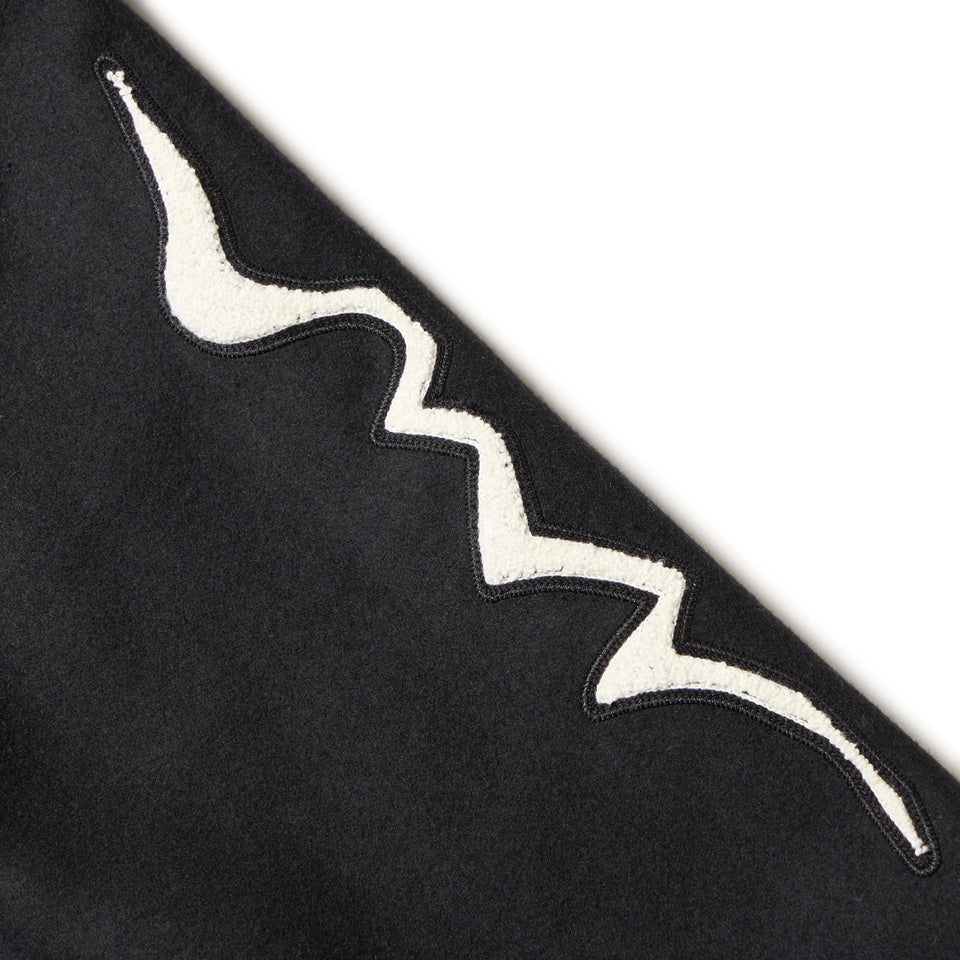 メルトン ヴァーシティジャケット TARO OKAMOTO 岡本太郎 殺すな ブラック | NEW ERA ニューエラ公式オンラインストア