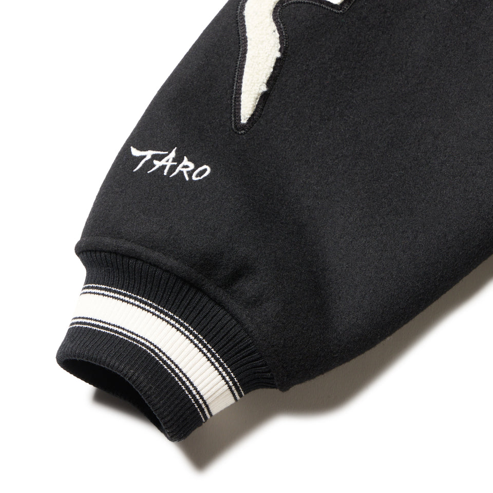 メルトン ヴァーシティジャケット TARO OKAMOTO 岡本太郎 殺すな ブラック | NEW ERA ニューエラ公式オンラインストア