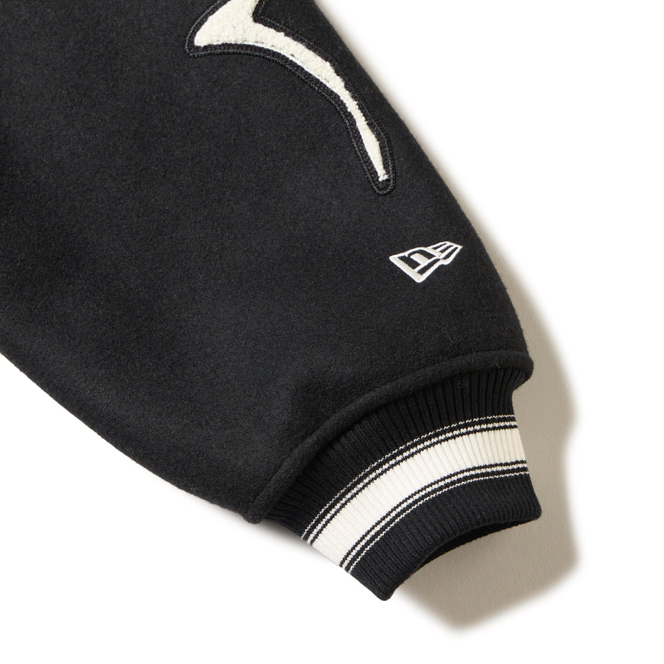 メルトン ヴァーシティジャケット TARO OKAMOTO 岡本太郎 殺すな ブラック | NEW ERA ニューエラ公式オンラインストア