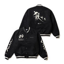 メルトン ヴァーシティジャケット TARO OKAMOTO 岡本太郎 殺すな ブラック