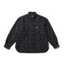 長袖 オーバーサイズド シャツ Pendleton ブラック
