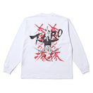 長袖 オーバーサイズド コットン Tシャツ TARO OKAMOTO 岡本太郎 太陽の塔 ホワイト | NEW ERA ニューエラ公式オンラインストア