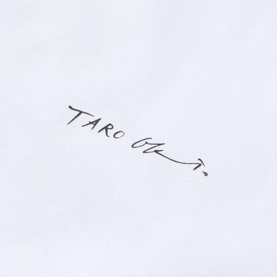 長袖 オーバーサイズド コットン Tシャツ TARO OKAMOTO 岡本太郎 太陽の塔 ホワイト | NEW ERA ニューエラ公式オンラインストア