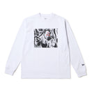 長袖 レギュラーフィット コットン Tシャツ TARO OKAMOTO 岡本太郎 フォト ホワイト | NEW ERA ニューエラ公式オンラインストア