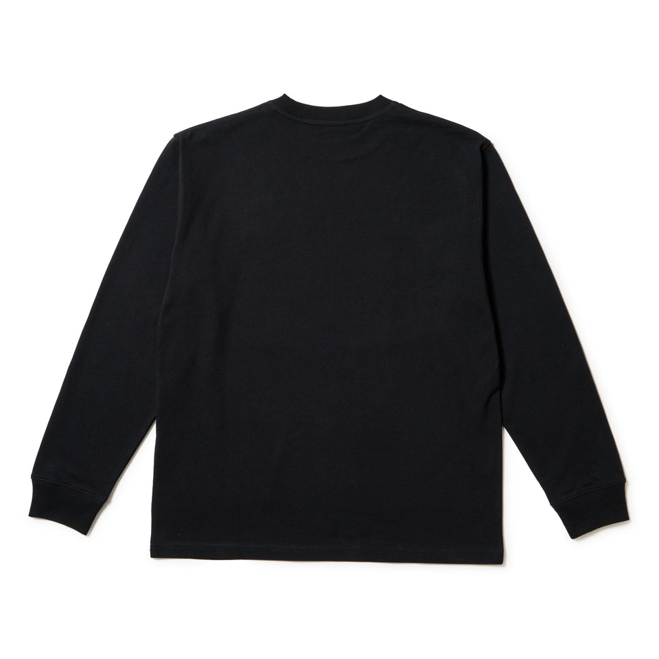 長袖 レギュラーフィット コットン Tシャツ TARO OKAMOTO 岡本太郎 フォト ブラック | NEW ERA ニューエラ公式オンラインストア