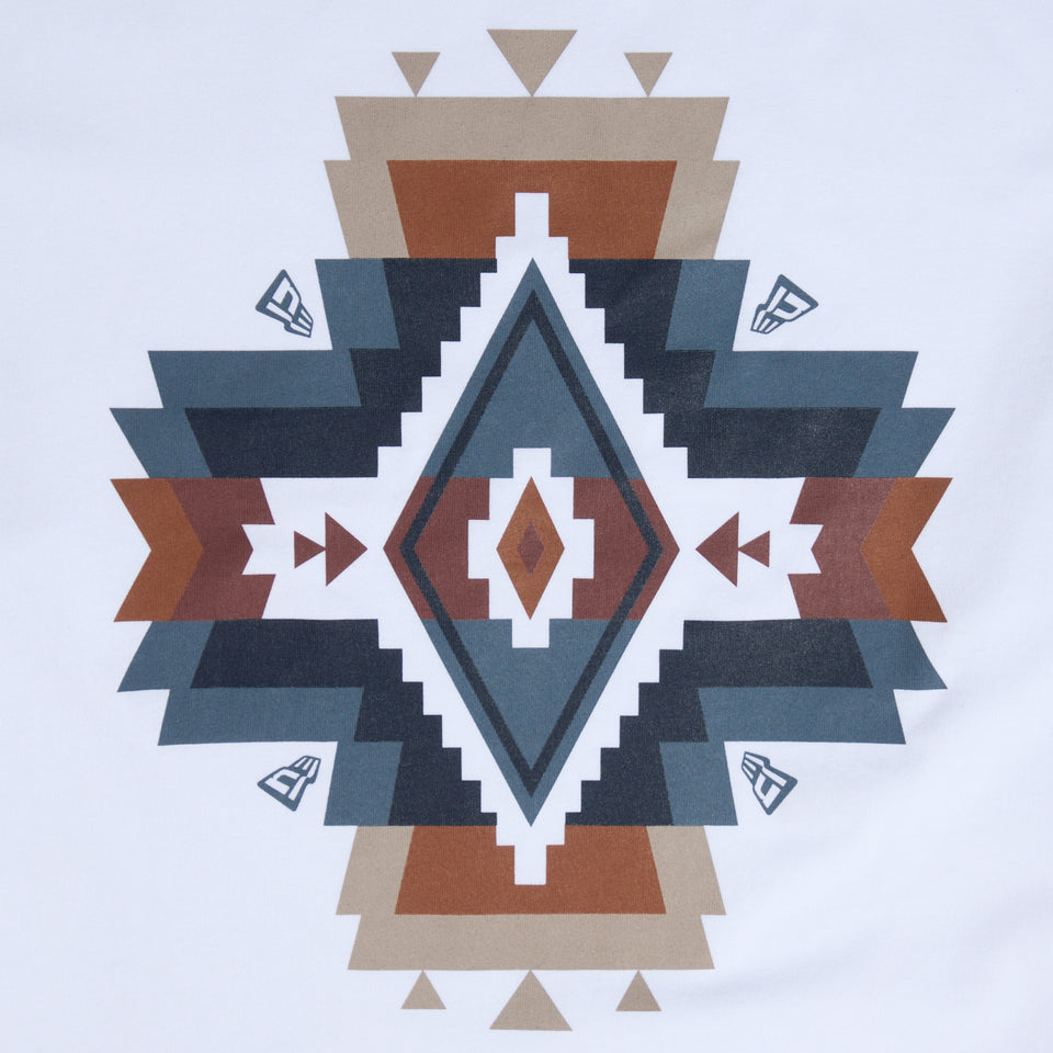 長袖 コットン Tシャツ Pendleton ホワイト レギュラーフィット