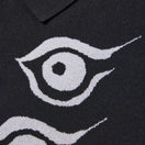 長袖 ニット ポロシャツ TARO OKAMOTO 岡本太郎 ブラック | ゴルフ | NEW ERA ニューエラ公式オンラインストア