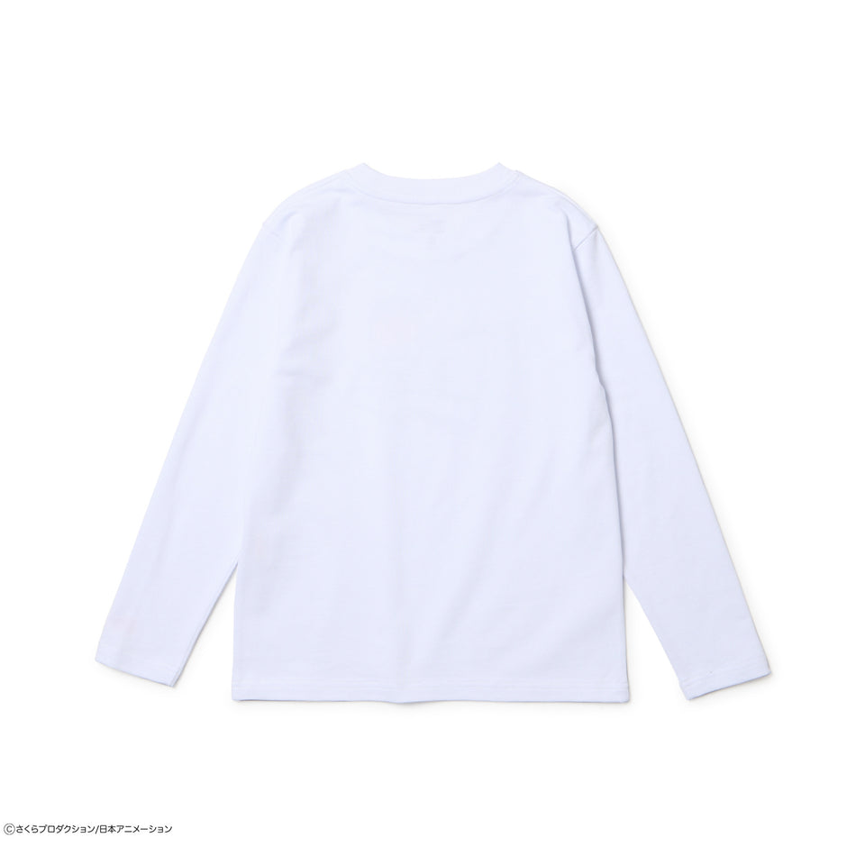 キッズ Youth 長袖 コットン Tシャツ ちびまる子ちゃん フラッグロゴ まる子 ホワイト | NEW ERA ニューエラ公式オンラインストア