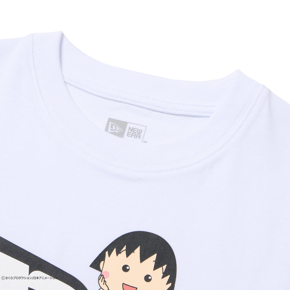 キッズ Youth 長袖 コットン Tシャツ ちびまる子ちゃん フラッグロゴ まる子 ホワイト | NEW ERA ニューエラ公式オンラインストア