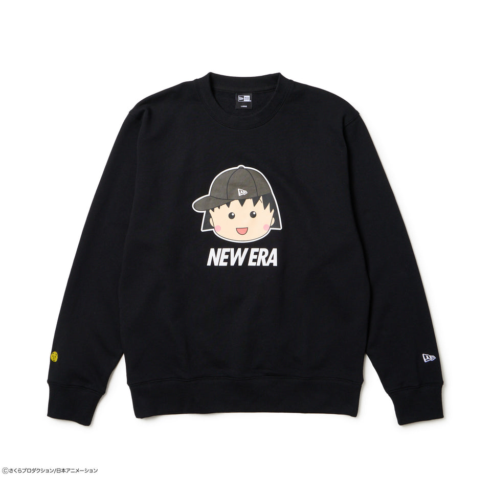裏毛 スウェット クルーネック ちびまる子ちゃん まる子 ブラック | NEW ERA ニューエラ公式オンラインストア