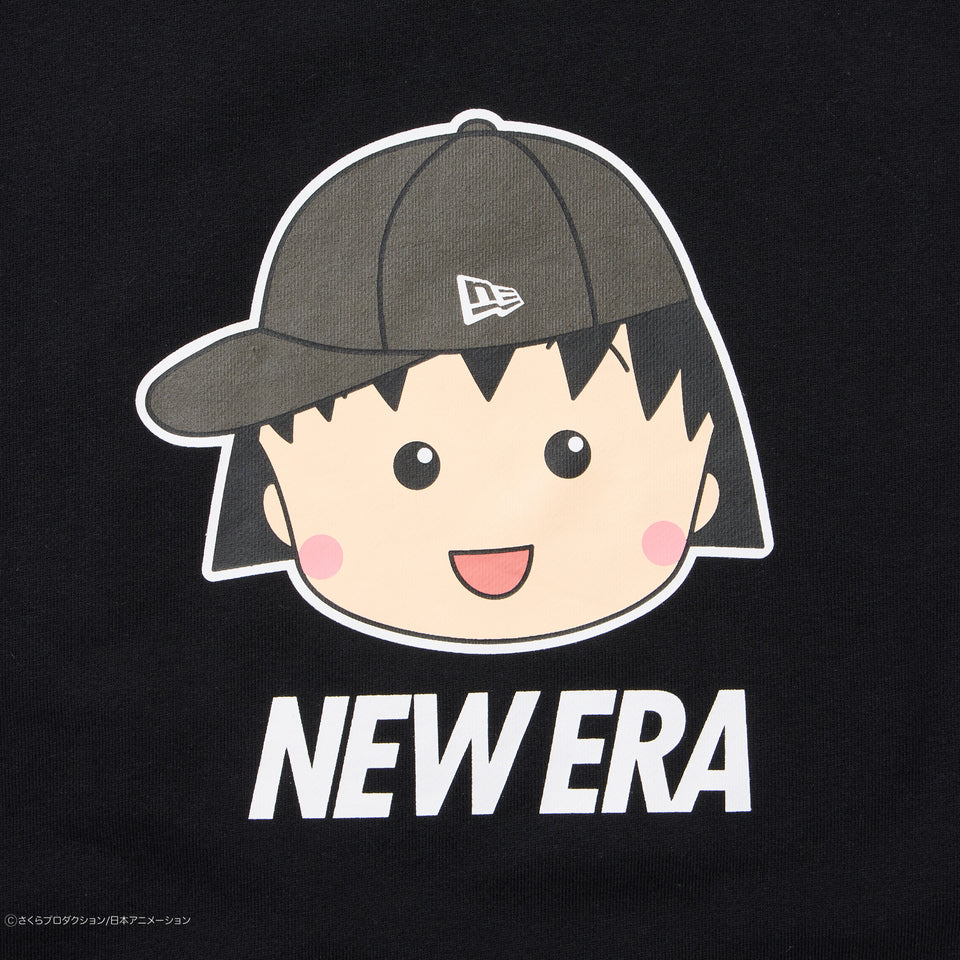 裏毛 スウェット クルーネック ちびまる子ちゃん まる子 ブラック | NEW ERA ニューエラ公式オンラインストア
