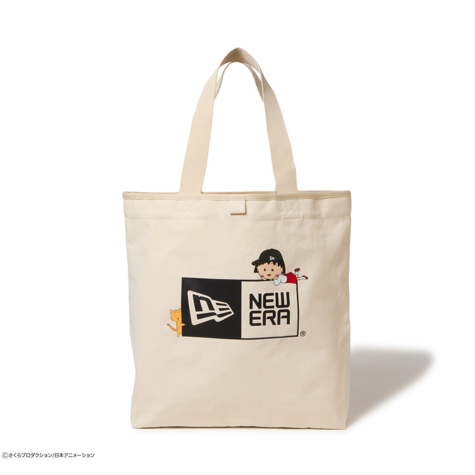 キャンバス トートバッグ 14L ちびまる子ちゃん ボックスロゴ まる子 アイボリー | NEW ERA ニューエラ公式オンラインストア