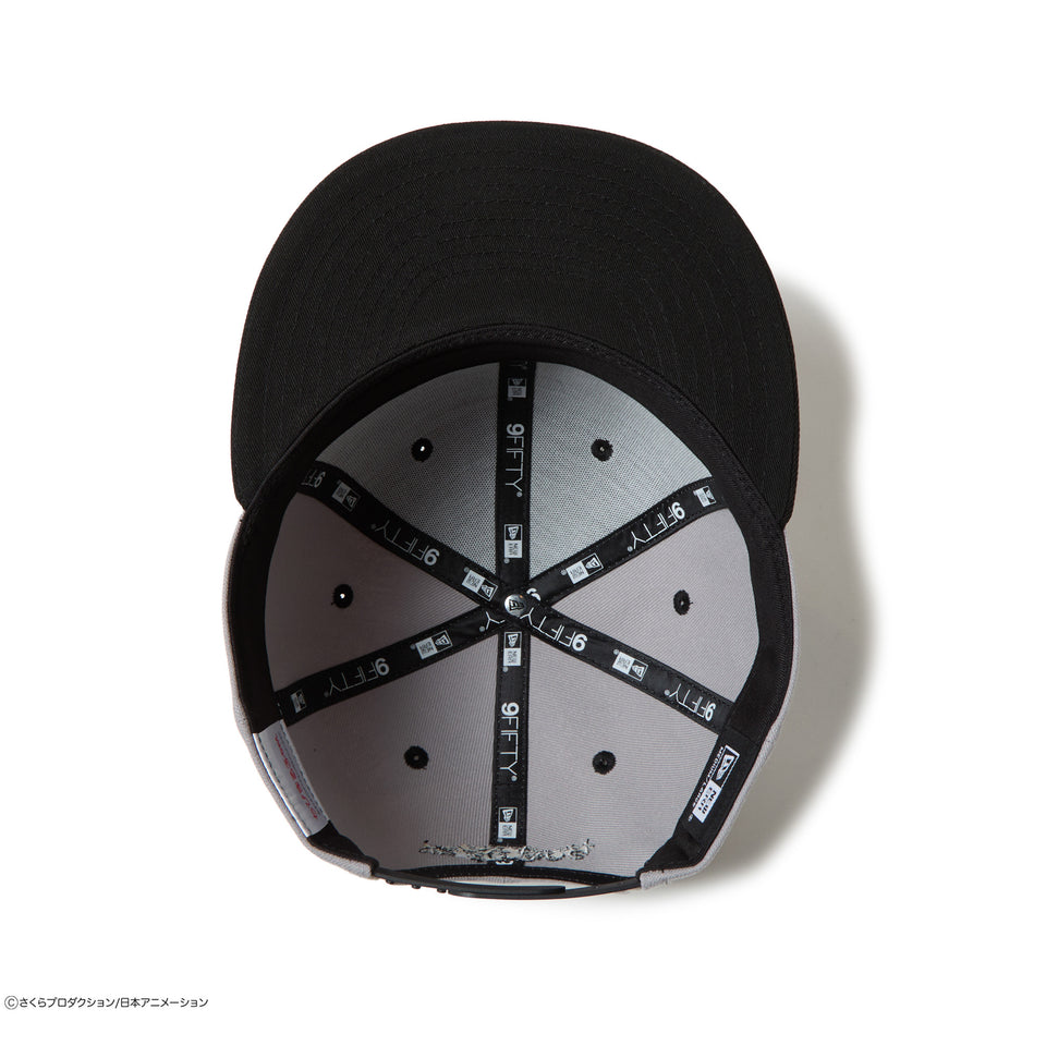 9FIFTY ちびまる子ちゃん ボックスロゴ まる子 グレー ブラックバイザー | NEW ERA ニューエラ公式オンラインストア