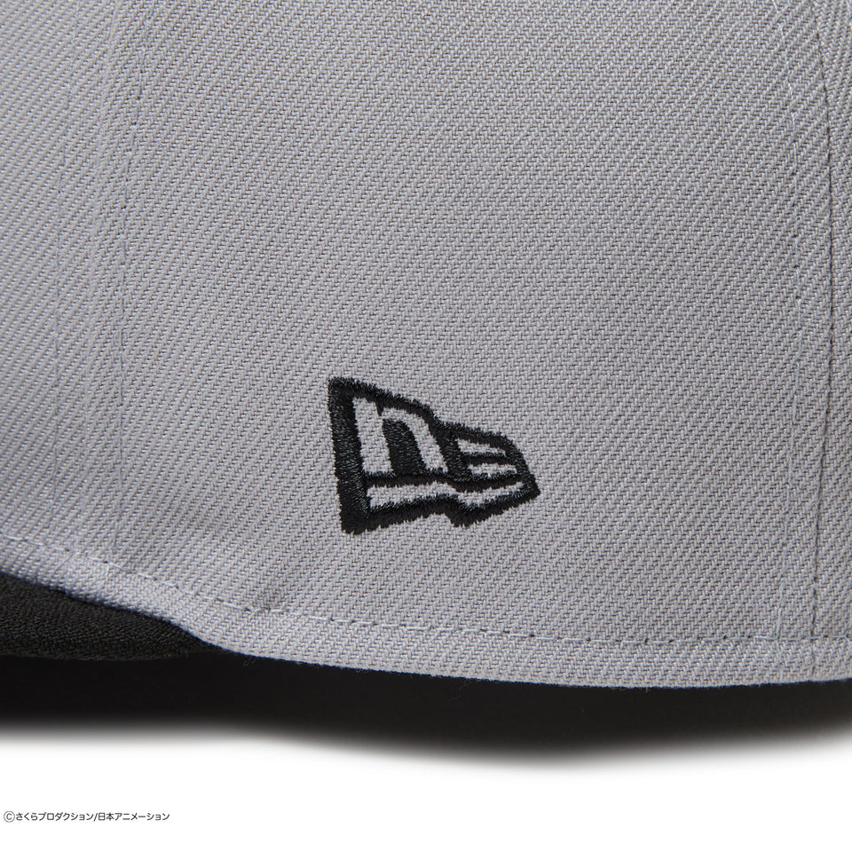 9FIFTY ちびまる子ちゃん ボックスロゴ まる子 グレー ブラックバイザー | NEW ERA ニューエラ公式オンラインストア