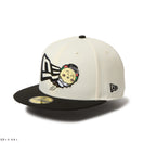 59FIFTY コジコジ COJI-COJI フラッグロゴ クローム ブラックバイザー | NEW ERA ニューエラ公式オンラインストア