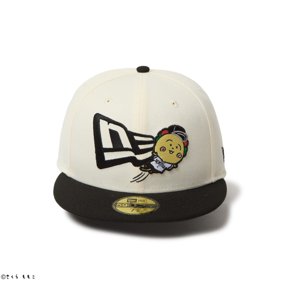 59FIFTY コジコジ COJI-COJI フラッグロゴ クローム ブラックバイザー | NEW ERA ニューエラ公式オンラインストア