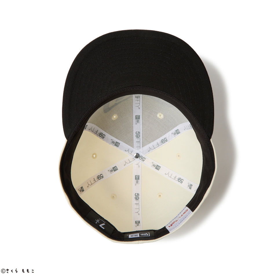 59FIFTY コジコジ COJI-COJI フラッグロゴ クローム ブラックバイザー | NEW ERA ニューエラ公式オンラインストア