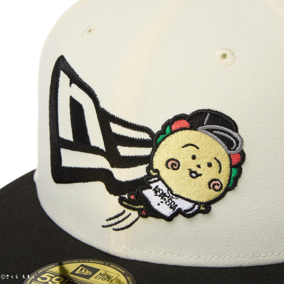 59FIFTY コジコジ COJI-COJI フラッグロゴ クローム ブラックバイザー | NEW ERA ニューエラ公式オンラインストア