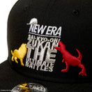 キッズ Youth 9FIFTY 最強王図鑑 Shadow ライオン ティラノサウルス ブラック