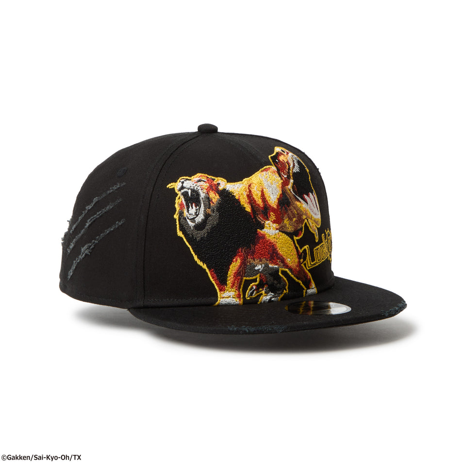 キッズ Youth 9FIFTY 最強王図鑑 LOCK ON ライオン ティラノサウルス ブラック
