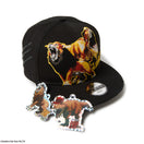 キッズ Youth 9FIFTY 最強王図鑑 LOCK ON ライオン ティラノサウルス ブラック