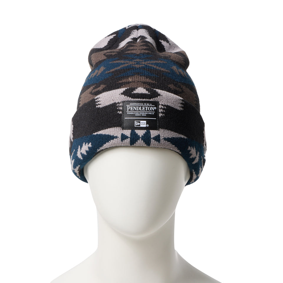 ベーシック カフニット Pendleton ペンドルトン ブラック | NEW ERA ニューエラ公式オンラインストア