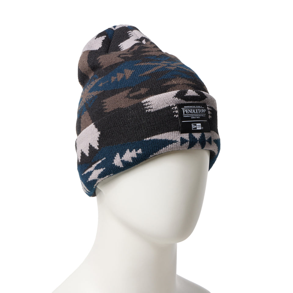 ベーシック カフニット Pendleton ペンドルトン ブラック | NEW ERA ニューエラ公式オンラインストア