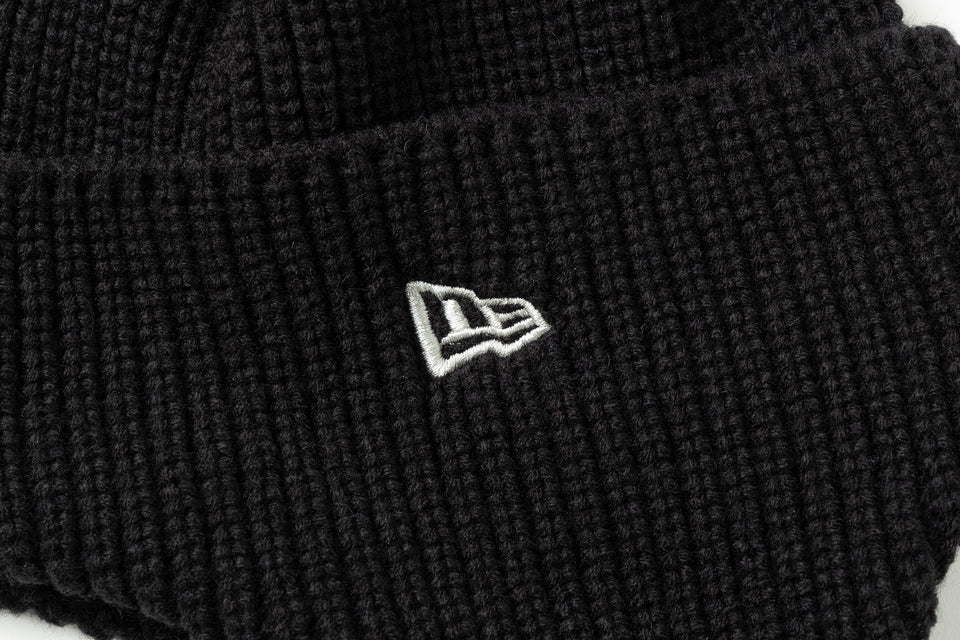ニットトラッパー Y's FW25 ブラック × グレー