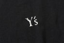 半袖 コットン Tシャツ Y's FW25 ブラック レギュラーフィット