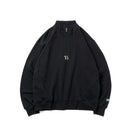 裏毛 オーバーサイズド スウェット ハーフジップ Y's FW25 ブラック