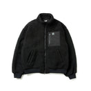 ボアブルゾン Y's FW25 レザーパッチ ブラック