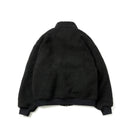 ボアブルゾン Y's FW25 レザーパッチ ブラック