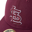 LP 59FIFTY MLB Color Variation セントルイス・カージナルス フローステッドバーガンディー | NEW ERA ニューエラ公式オンラインストア