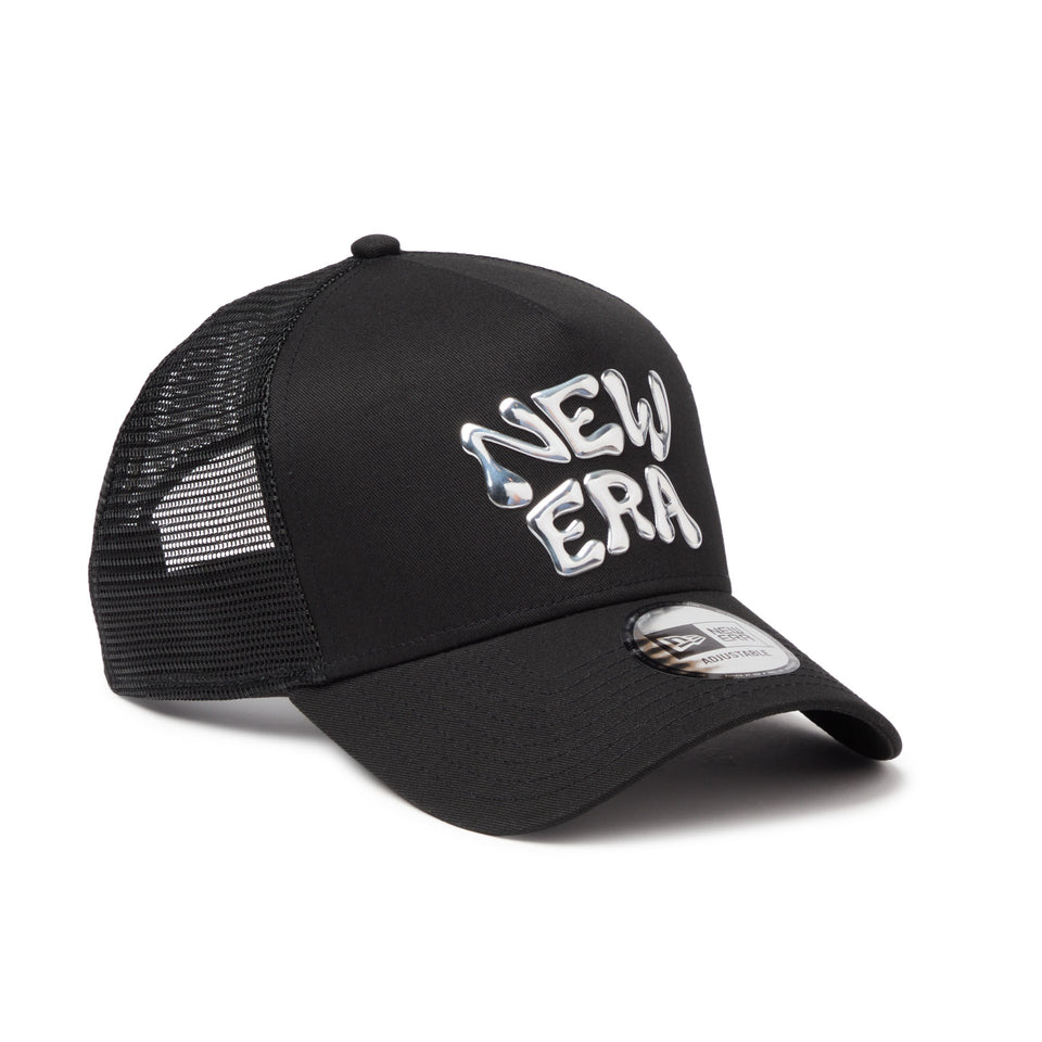 9FORTY A-Frame トラッカー ドリップロゴ TPU ブラック | NEW ERA ニューエラ公式オンラインストア