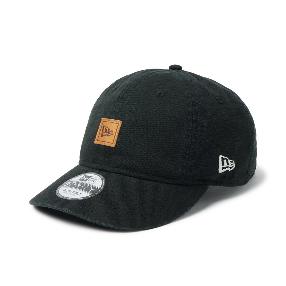 9THIRTY フラッグロゴ ウーブンパッチ Washed Duck ブラック | NEW ERA ニューエラ公式オンラインストア