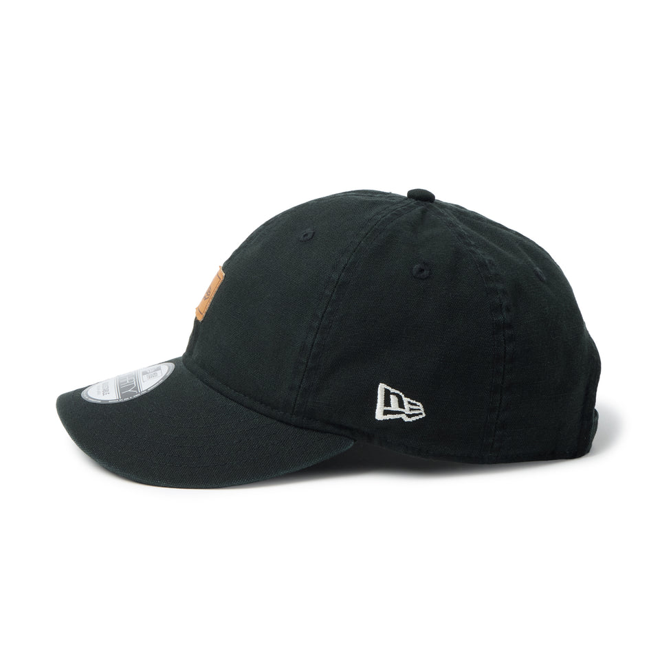 9THIRTY フラッグロゴ ウーブンパッチ Washed Duck ブラック | NEW ERA ニューエラ公式オンラインストア