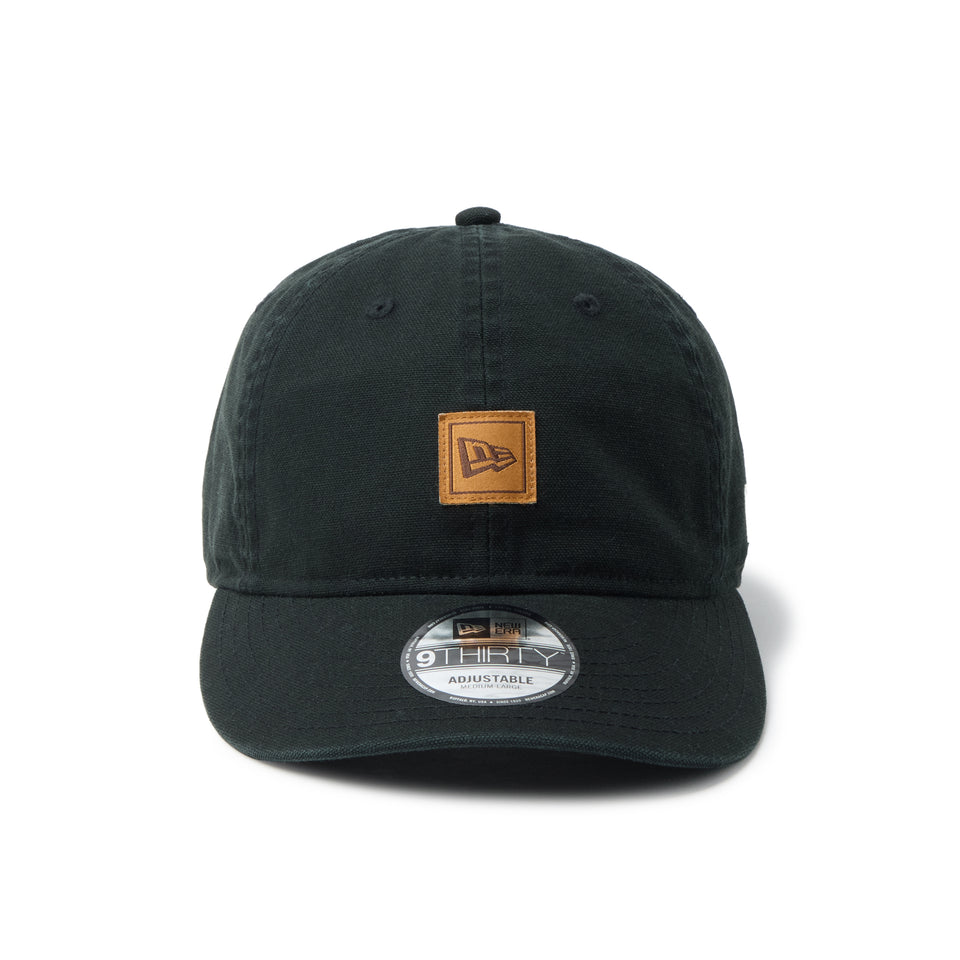 9THIRTY フラッグロゴ ウーブンパッチ Washed Duck ブラック | NEW ERA ニューエラ公式オンラインストア
