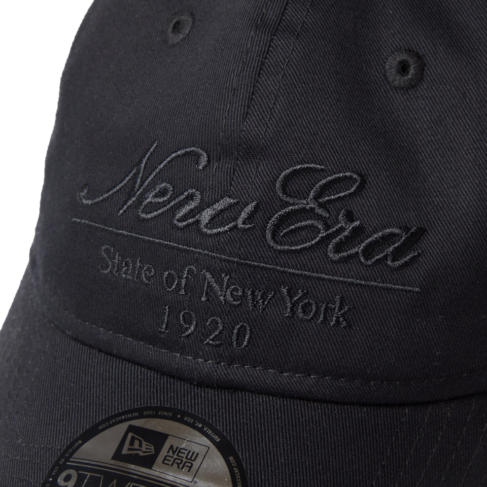 9TWENTY クロスストラップ Script Tonal Logo ブラック | NEW ERA ニューエラ公式オンラインストア
