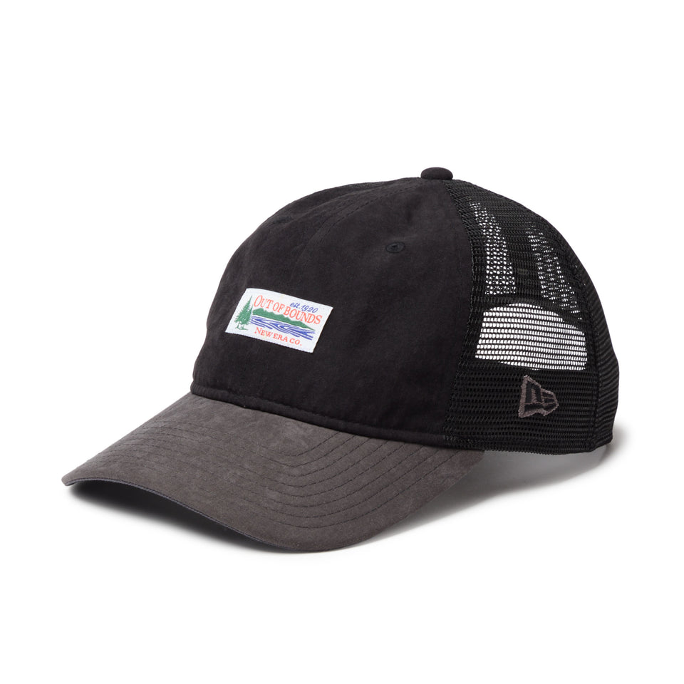 9TWENTY トラッカー OUT OF BOUNDS Brudhed Poly ブラック/グレー｜アウトドア | NEW ERA ニューエラ公式オンラインストア