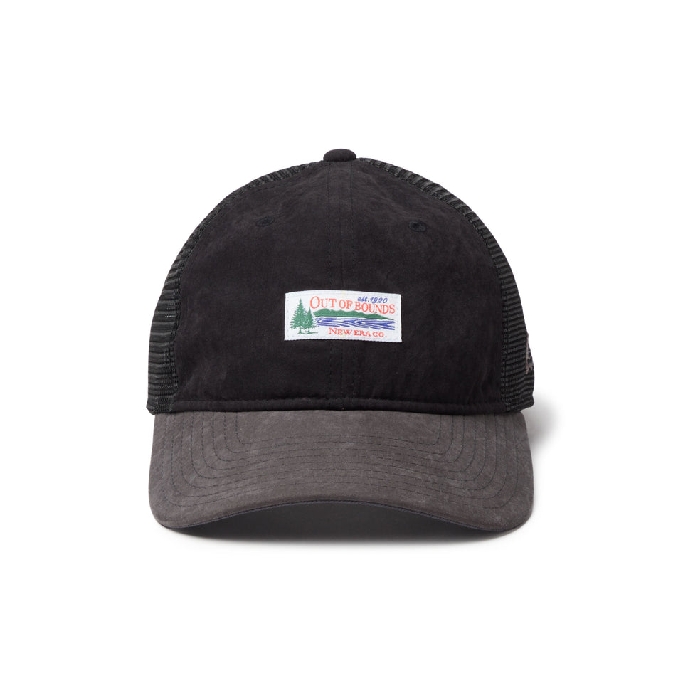 9TWENTY トラッカー OUT OF BOUNDS Brudhed Poly ブラック/グレー｜アウトドア | NEW ERA ニューエラ公式オンラインストア
