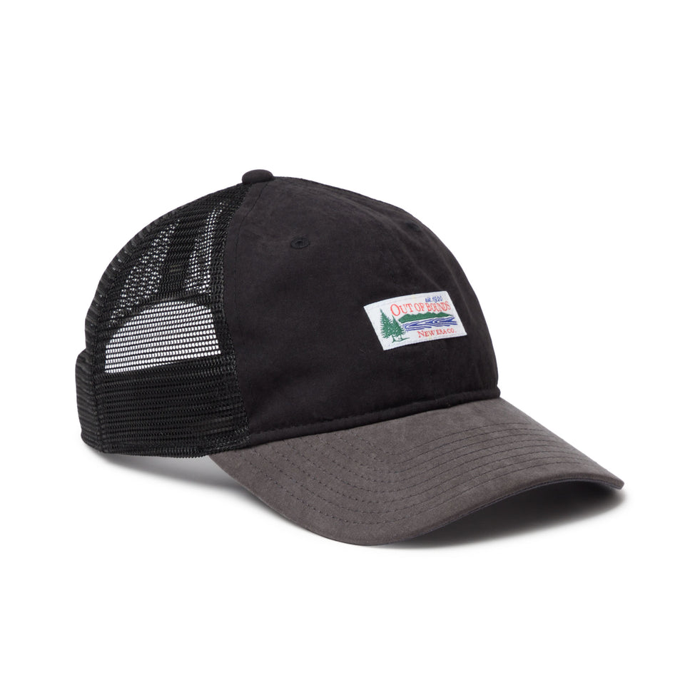 9TWENTY トラッカー OUT OF BOUNDS Brudhed Poly ブラック/グレー｜アウトドア | NEW ERA ニューエラ公式オンラインストア