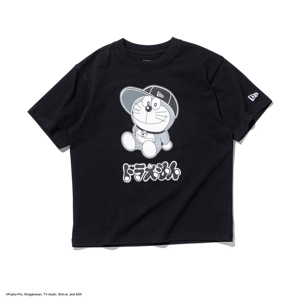 キッズ Youth 半袖 コットン Tシャツ ドラえもん キャップ ブラック | NEW ERA ニューエラ公式オンラインストア