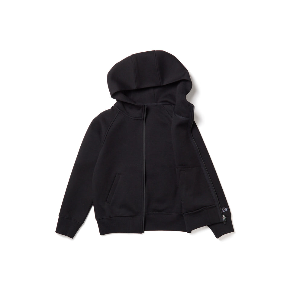 キッズ Youth テックスウェット フルジップ フーディ ブランドネームロゴ ブラック｜パフォーマンスアパレル | NEW ERA ニューエラ公式オンラインストア