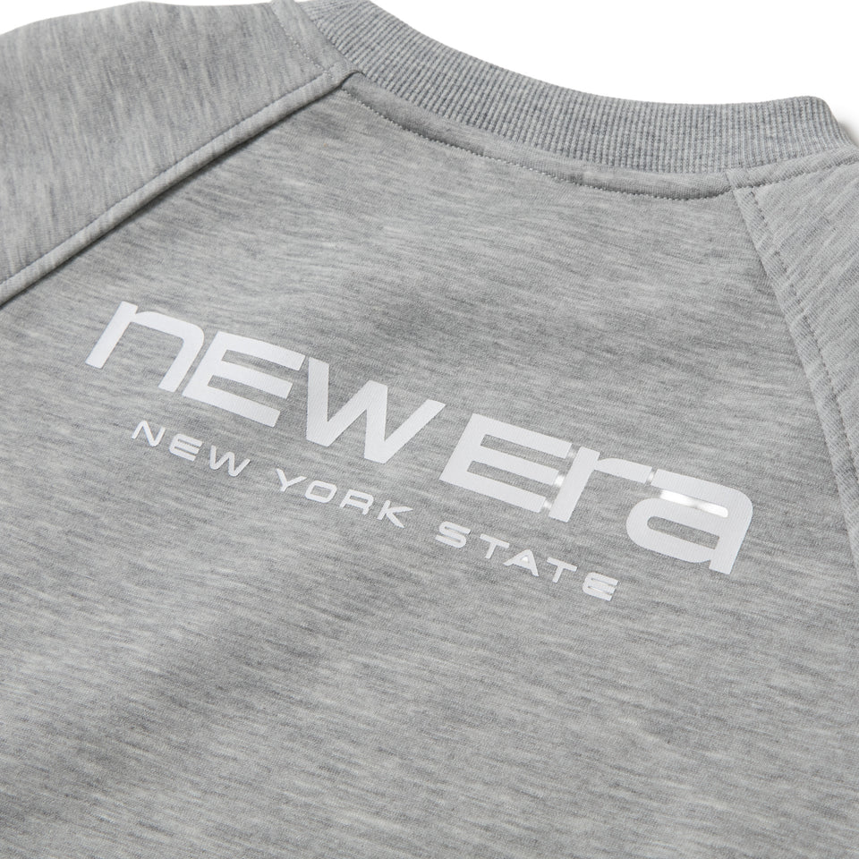 キッズ Youth テックスウェット クルーネック ブランドネームロゴ グレー｜パフォーマンスアパレル | NEW ERA ニューエラ公式オンラインストア