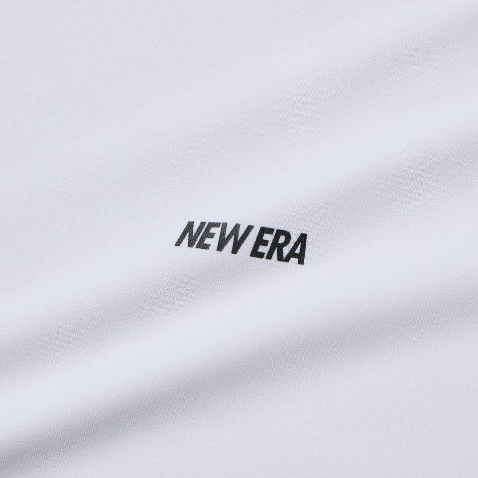 長袖 パフォーマンス Tシャツ VERTICAL LOGO ホワイト｜パフォーマンスアパレル | NEW ERA ニューエラ公式オンラインストア