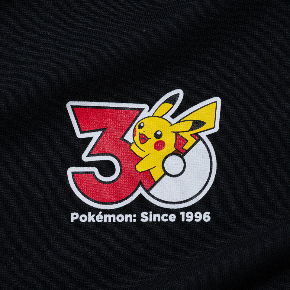 半袖 コットン Tシャツ Pokémon 30th ブラック | NEW ERA ニューエラ公式オンラインストア