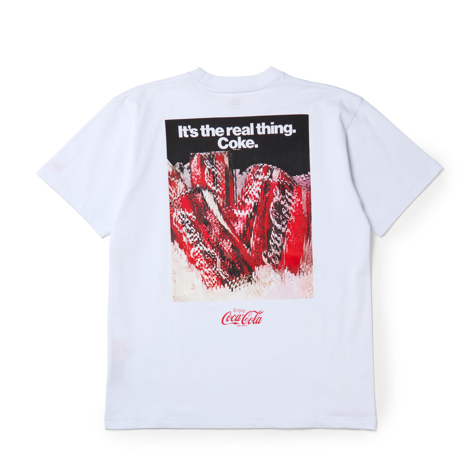 半袖 コットン Tシャツ Coca-Cola designed by Kosuke Kawamura LFTH ホワイト | NEW ERA ニューエラ公式オンラインストア
